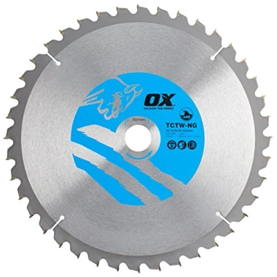 Imagen de OX Hoja de sierra circular rastrillo negativo corte madera 305/30mm, 40 Dientes ATB