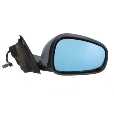 Imagen de Espejo retrovisor Alkar 6144476 derecha imprimado eléctrico calefactable, con sensor de temperatura, abatible eléctricamente, tintado en azul, convexo