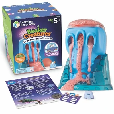 Imagen de Learning Resources Volcán monte Calavera de Beaker Creatures , Kit STEM para niños, química, 5+ años