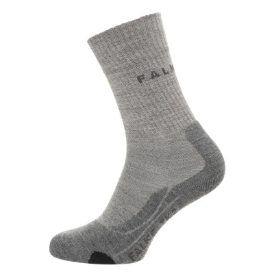 Imagen de FALKE TK2 Explore Wool W SO lana hilo funcional anti ampollas gruesa 1 par, Calcetines para senderismo Mujer, Beis (Kitt Mouline 4310), 37 38