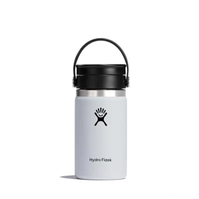 Imagen de Hydro Flask Coffee de Café Viaje 354 ml (12 oz) Taza Acero Inoxidable con Aislamiento al Vacío y Tapa a Prueba Fugas Wide Mouth White