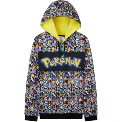 Imagen de Pokémon Sudadera con Capucha Adolescentes y Niños Pikachu 4 15 Años Oficial Regalos Cumpleaños Colegio (14 años, Multicolor)