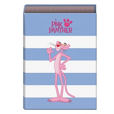 Imagen de Dohe Archivador 4 Anillas Capacidad 250 Hojas, Tamaño Folio (26,4x34 cm), Lomo 6 cm, 40 mm, Tapa Extradura, Material escolar Pink Panther Stripes
