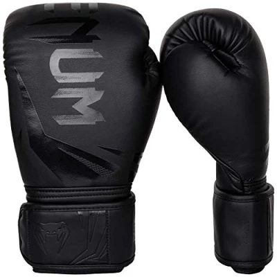 Imagen de Venum Challenger 3.0 Guantes de Boxeo, Unisex Adulto, Negro, 16 Oz
