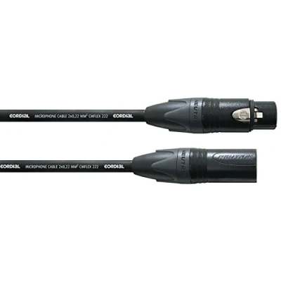Imagen de CORDIAL Cable de micrófono XLR ultra flexible 5 m