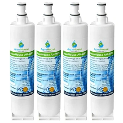 Imagen de 4x AH WP1 filtro de agua compatibles para Whirlpool nevera SBS002, 4396508, 481281729632, 461950271171, S20BRS, SBS003