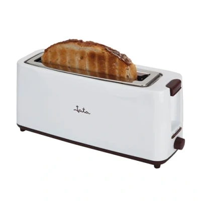 Imagen de JATA TT579 Tostadora de boca ancha (40 mm) para todo tipo pan. Centrado automático del Selector electrónico tostado. 6 posiciones. Función descongelación y mantenimiento calor