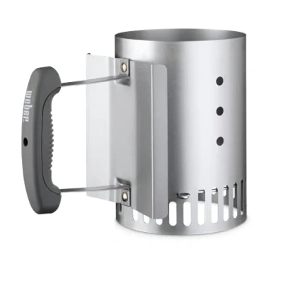 Imagen de Weber 7447 Chimenea de encendido compacta Rapidfire, a Carbón, Aluminio, Metálico