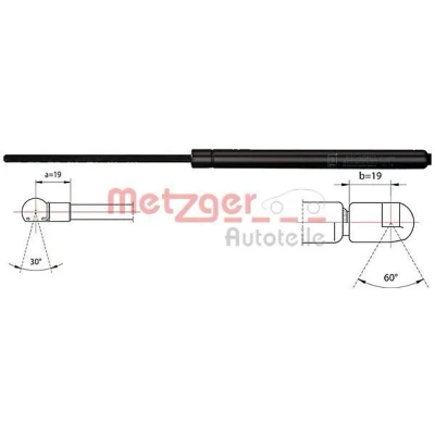 Imagen de Muelle neumático, área de maletero METZGER 2110487