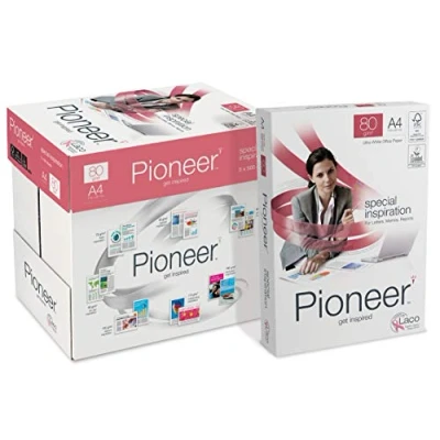 Imagen de Pioneer Paper UWF A4 Papel premium para impresora 2500 folios 80 g/m2, Blanco