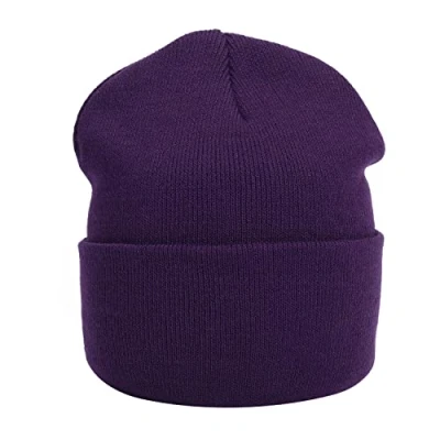 Imagen de MASADA Gorro de Invierno para Hombre y Mujer Morado