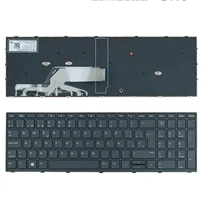 Imagen de Teclado Compatible con HP PROBOOK 450 G5 455 470 L01028 001 Negro Marco