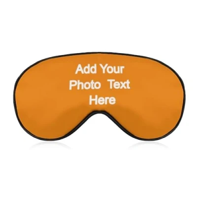 Imagen de Antifaz para dormir unisex adultos, personalizado, hombres y mujeres, cubierta ojos personalizada, bloqueo de la luz, suave cómodo, con los vendados, parche,para viajar,dormir