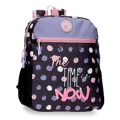 Imagen de Roll Road The time is now Mochila Preescolar Adaptable a Carro Negro 27x33x11 cms Poliéster 9,8L