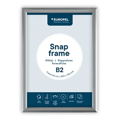 Imagen de OPUS 2 355012 Marco de aluminio con sistema Easy Click, B2, 50 x 70 cm, 25 mm