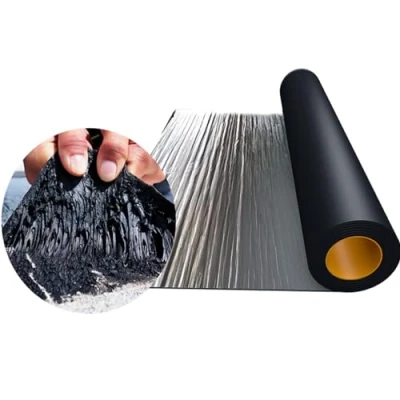 Imagen de Cinta Selladora Bituminosa,Cinta de Butilo Impermeable,Cinta Aluminio Adhesiva,Negro Rollo Adhesivo Tela Asfáltica para Goteras,Grieta,Piscina,Metal,Ancho x Largo (1x1m)