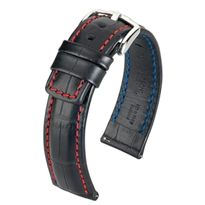 Imagen de HIRSCH Active 02528050 2 22 Correa para reloj, piel, color negro