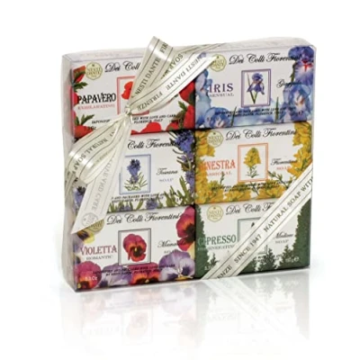 Imagen de Nesti Dante Dei Colli Fiorentini Jabon Set Juego de jabones tocador 6x150g