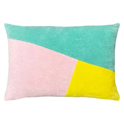 Imagen de furn. Morella Cojín Relleno de poliéster, algodón, Menta/Rosa/limón