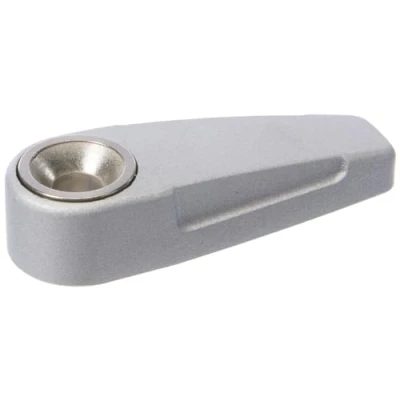 Imagen de Halder 24100.0101 cerrojo giratorio, Plata, D1 = M6