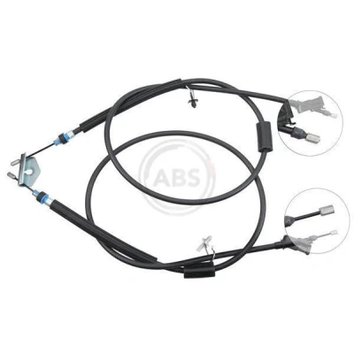 Imagen de A.B.S. K13475 Cable de Freno Mano 1490, 1440 Tambor para dirección izquierda/derecha FORD: Focus 2