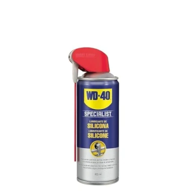 Imagen de WD 40 Specialist Lubricante de silicona Fórmula resistente a altas presiones, protege la humedad, previene óxido y corrosión Pulverizador Doble Acción 360º 400 ml