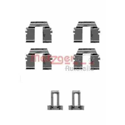Imagen de METZGER 109 1233 Kit de accesorios, pastillas frenos VOLKSWAGEN: Transporter 4 Bus, 4, Sharan I, SEAT: Alhambra I