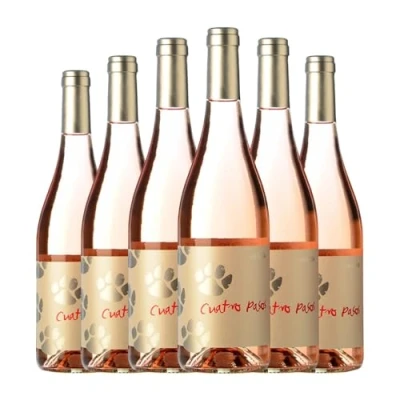 Imagen de Cuatro Pasos Mencía Bierzo Joven 75 cl Vino rosado (Caja de 6 Botellas cl)