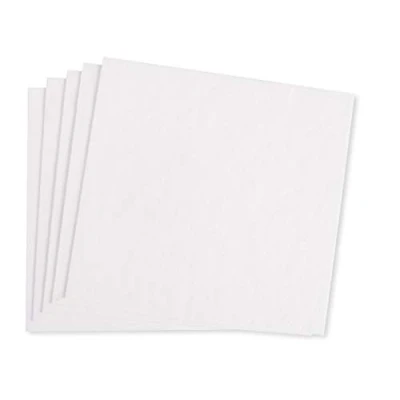 Imagen de Rayher Láminas para papel reciclado, blanco, pack 5 ud., 20x21 cm, 67366102