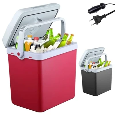 Imagen de Arebos Nevera Termoeléctrica Portátil 12v Compresor Refrigerador de coche 25L Frigorificos Pequeños con modo ECO 12/230 V para el y toma corriente
