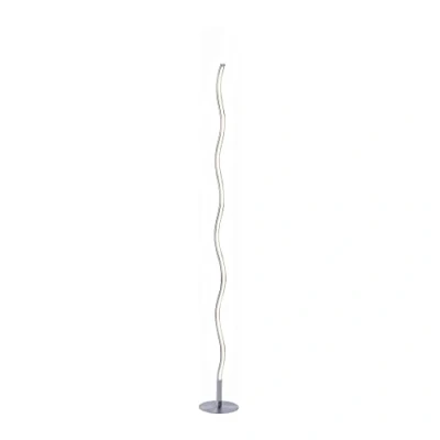 Imagen de lámpara de pie LED 12 W, luz curvada, iluminación residencial, lectura directa, 15168 55, acero