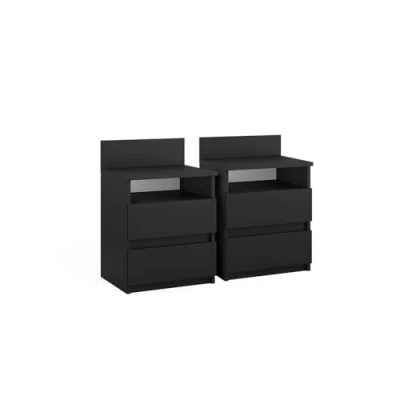 Imagen de Vicco Mesilla de Noche Monty, Negro, 39.6 x 59.1 cm Lote 2