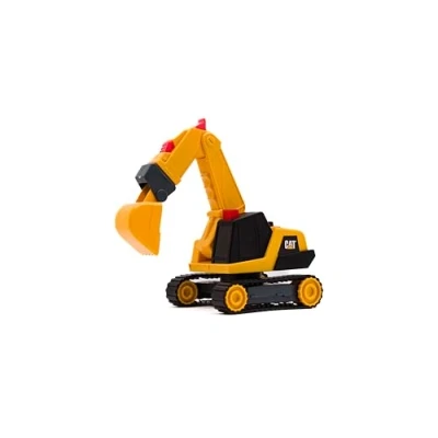 Imagen de CatToysOfficial, Excavadora Power Switch Crew, Juguete de Construcción para Niños con Tres Cabezales Herramientas Intercambiables, Sonidos Hidráulicos Realistas, Luces, Brazo Móvil