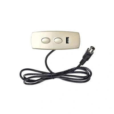 Imagen de Huachuang Controlador reclinable para sillón Eléctrico Levante Sofá Silla de Ocio 2 Botones Control 1 Motor (con Cargador USB 5V 2A, Entrada DC29V)