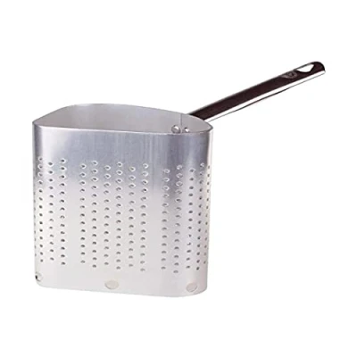 Imagen de Agnelli Ollas Colador de Clavo, Alto, Aluminio, con Mango Acero Inoxidable, Plata