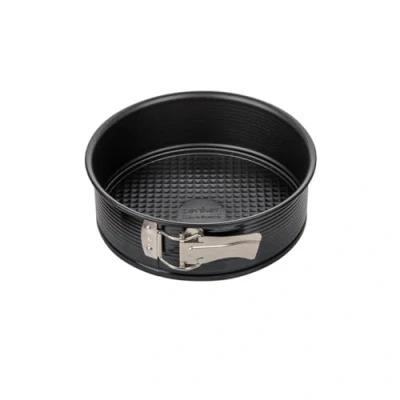 Imagen de Zenker Black Metallic Molde Desmontable 20 cm 1 Fondo, Reposteria, Tarta o Bizcocho en Acero con Revestimiento Antiadherente, Resistente hasta 230ºC, Color Negro, 20x6,5 cm, ud.