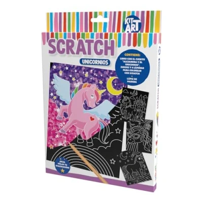 Imagen de KIT ART SCRATCH UNICORNIOS