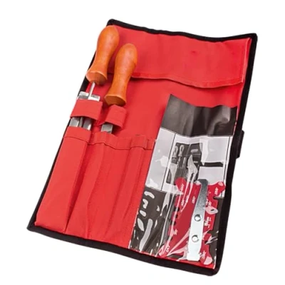 Imagen de Oregon 1418559 Afilador de flores en funda enrollable para herramientas, 93 cm, Color Rojo