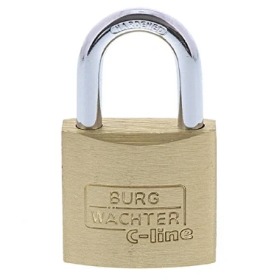 Imagen de Burg wächter 222 c Line Candado 4x12x12mm Laton (Blister)