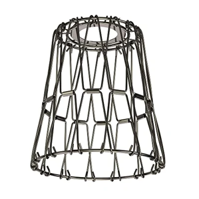 Imagen de ledscom.de Pantalla Cage, cromo negro, 135mm Ø