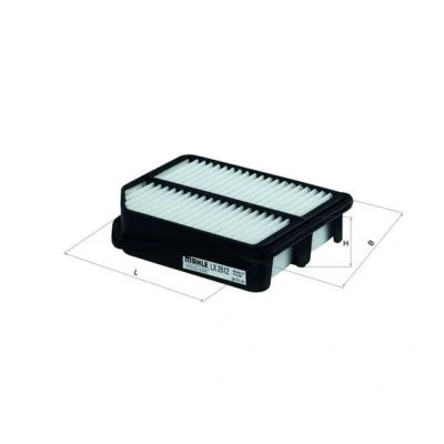 Imagen de MAHLE ORIGINAL LX 2612 Filtro de aire 53,6 178 228,0, 228,0 Cartucho filtrante SUZUKI: Grand Vitara 2 SUV