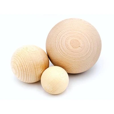 Imagen de Jowe Bola de madera haya sin orificio, marrón