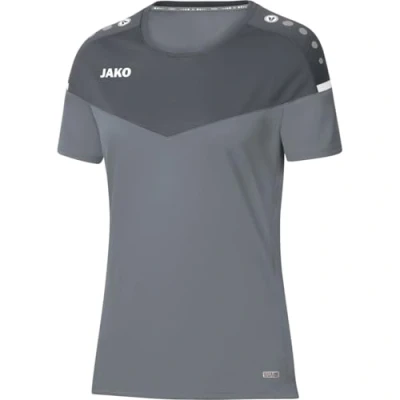 Imagen de JAKO Camiseta para Mujer Champ 2.0, Color Gris Piedra, Antracita, Talla 44
