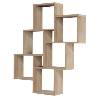 Imagen de CaliCosy Estantería De Pared Flotante 8 Compartimentos Laurio