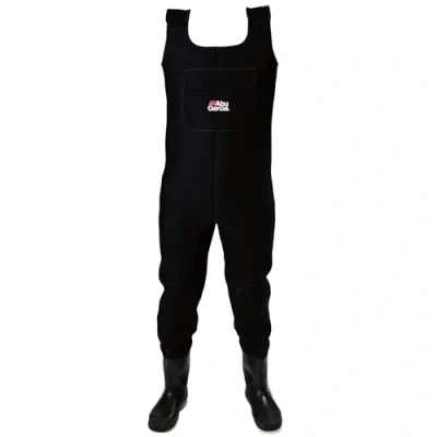 Imagen de Abu Garcia Vadeadores de pesca neopreno pecho impermeables con botas incorporadas y suelas fieltro para un agarre máximo Aislados duraderos pescar en aguas frías M 42/43