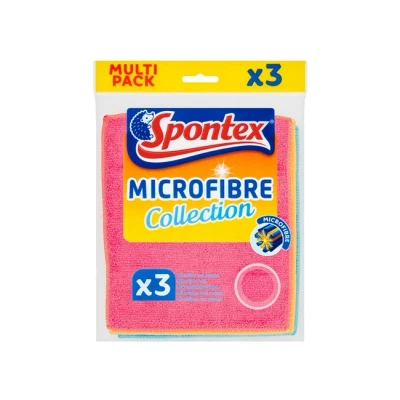 Imagen de Vileda Set de 4 bayetas Microfibras Colors XL, colores variados, 36 x 34 cm, unidades