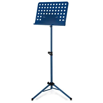 Imagen de Classic Cantabile atril orquesta chapa perforada Heavy azul