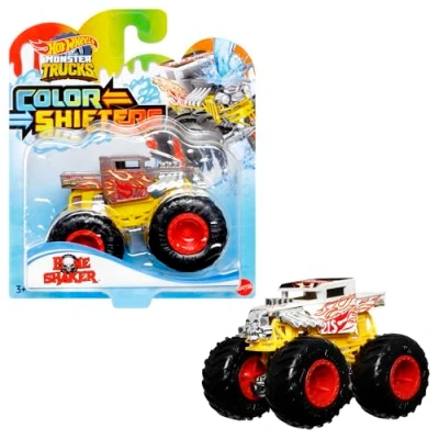 Imagen de Mattel Hot Wheels Monster Trucks Coche cambian de Color. Modelos Surtido (HGX06)