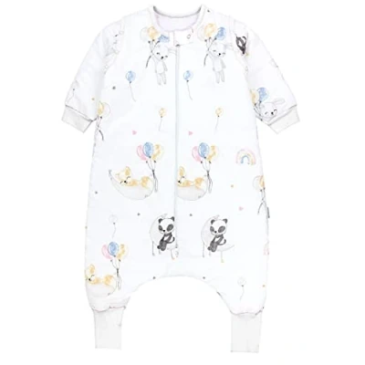Imagen de TupTam Bebé Saco de Dormir con Piernas y Pies Invierno para Niñas Niños, Animales/Globos/Luna, 104 110