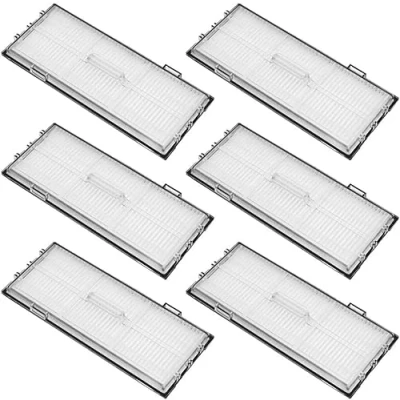Imagen de INF Pack de 6 filtros aspiradora para Robots aspiradores Roborock S8 Pro Ultra, S8+, S8, S7, S7+, S7 MaxV, MaxV Plus, MAX V HEPA Lavables